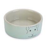 BZ Caviabakje Frinca Keramiek Grijs/Mint - 10x4,5cm