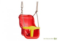 Babyzitje Luxe PP Rood/Geel