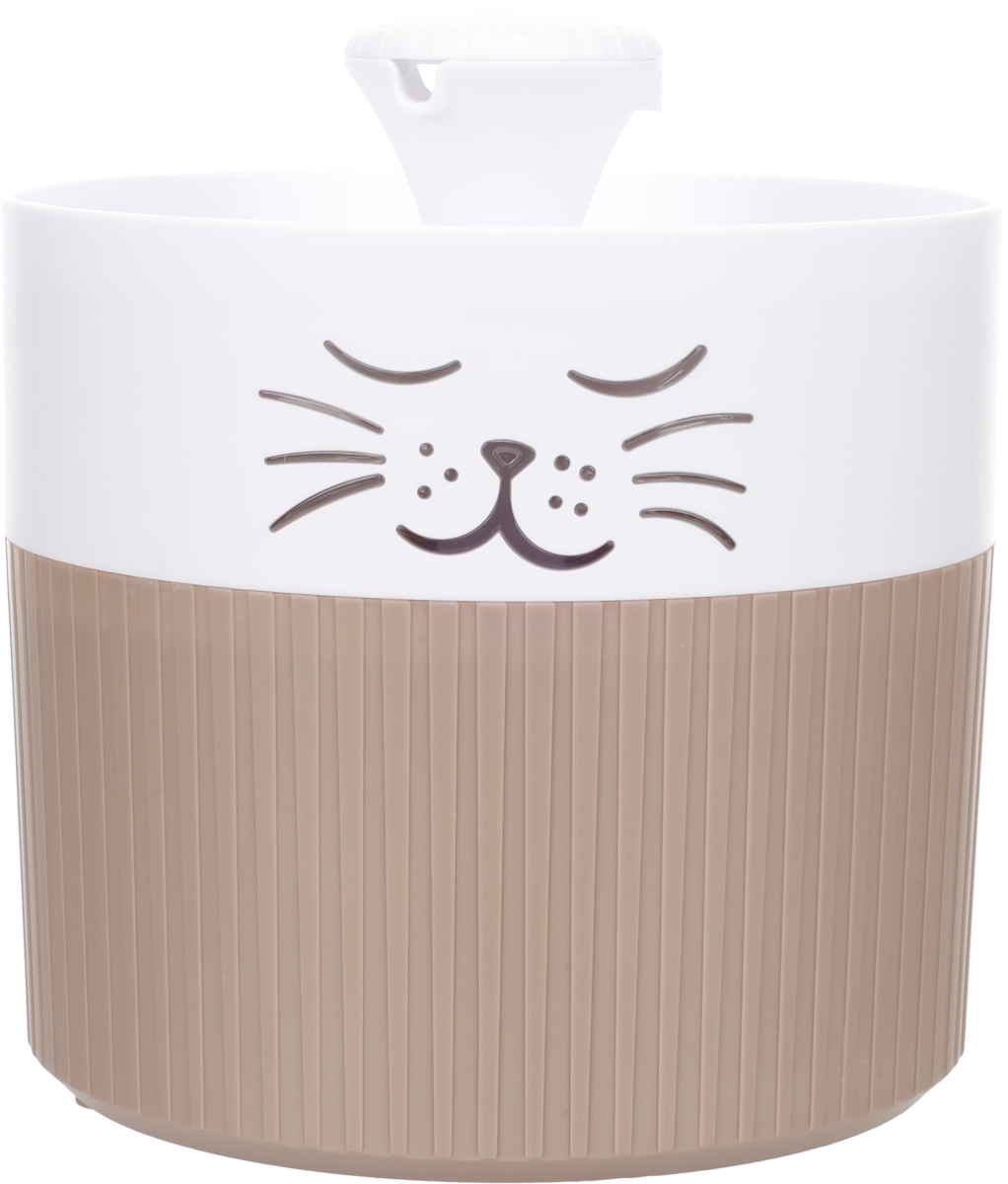 Drinkfontein Mali Wit/Taupe 2lt Drinkfontein Mali Wit/Taupe 2lt