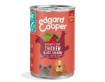 Edgard&Cooper Blik Hond Senior Kip/Zalm 400 Gr