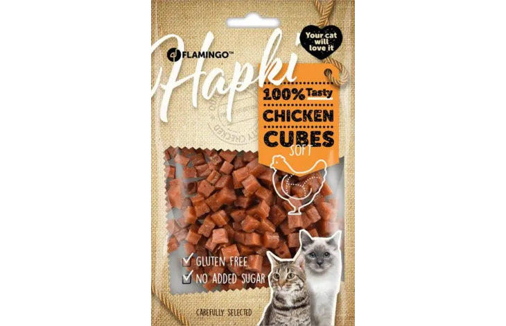 FL Hapki Soft Chicken Cubes 85gr