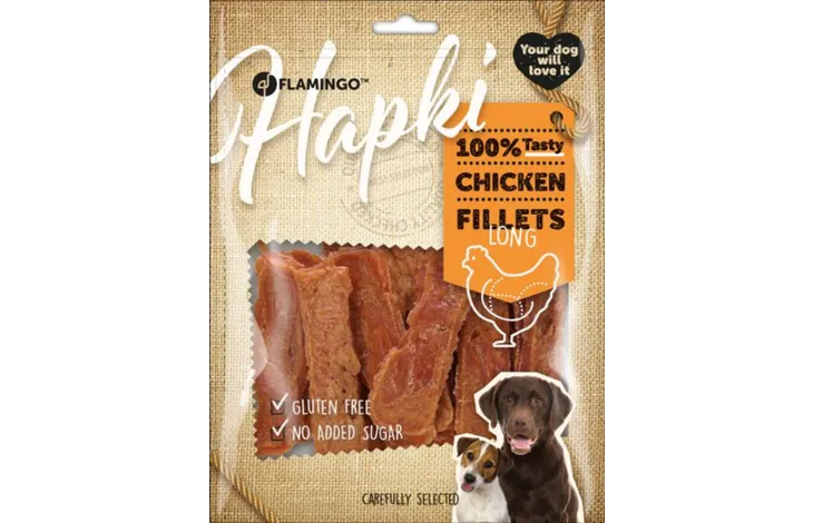 Flamingo Hapki Chick'n Snack Lang 400gr Flamingo Hapki Chick'n Snack Lang 400gr