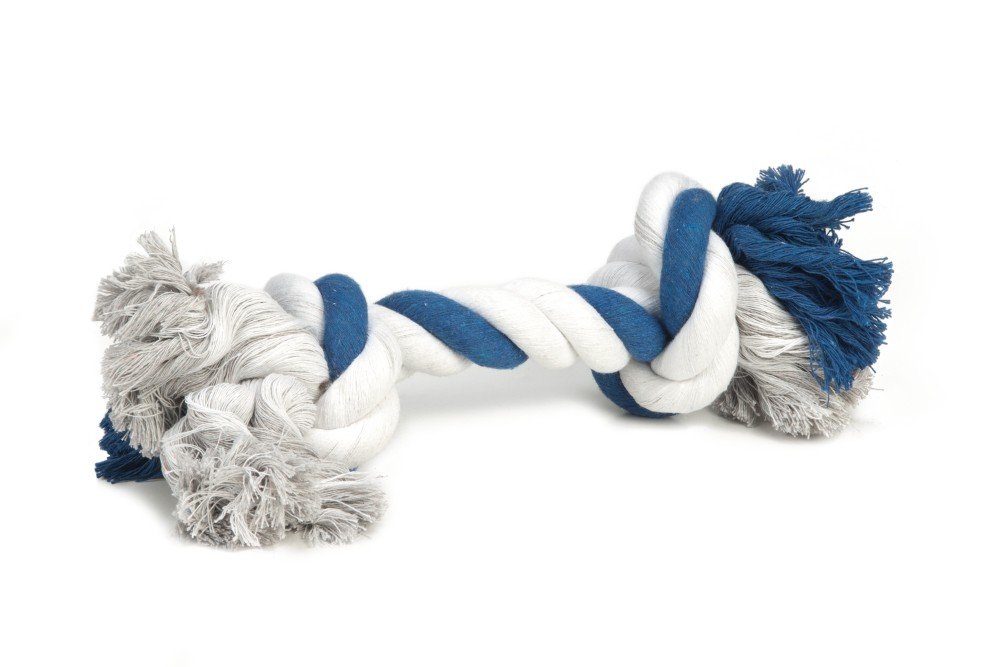 Flossytoy Rd/Blw Ass 2Knop 400gr Flossytoy Rd/Blw Ass 2Knop 400gr
