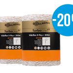 Gallagher Duopack Vidoflex 9 TurboLine Plus wit 2x200m Gallagher Duopack Vidoflex 9 TurboLine Plus wit 2x200m