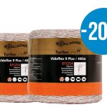 Gallagher Duopack Vidoflex 9 TurboLine Plus wit 2x400m