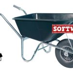 Hummer Kruiwagen Verzinkt Frame 100 L Groen Softwiel DOOS