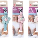 Kat Halsband met Bloem Ada
