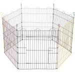 Konijnenren 6 Panelen Diam. 115cm Gekleurd