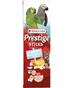 Prestige Sticks Papegaaien Banaan & Kokostopping 2st Prestige Sticks Papegaaien Banaan & Kokostopping 2st