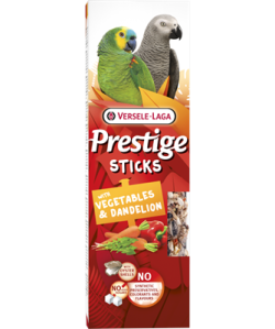 Prestige Sticks Papegaaien Groenten & Paardenbloem 2st Prestige Sticks Papegaaien Groenten & Paardenbloem 2st