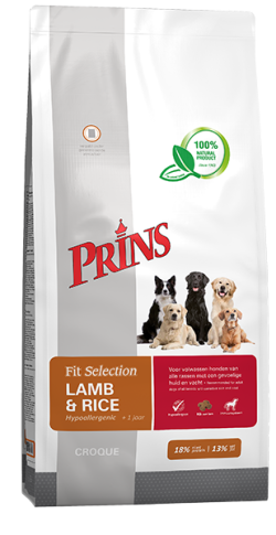Prins Fit Selection Hond Lamb & Rice 14kg