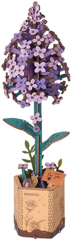 Rowood DIY Houten Bloem Lilac