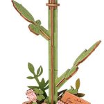 Rowood DIY Houten Bloem Pink Rose