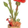 Rowood DIY Houten Bloem Red Carnation (Anjer)
