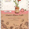 Rowood DIY Houten Bloem Red Carnation (Anjer)