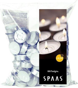 Spaas Theelichtjes 100st 4,5u