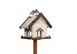 Voederhuis op Voet Moscow II Wit 186x70x70cm