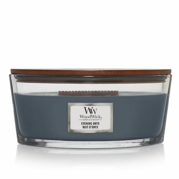 WoodWick Evening Onyx Ellipse Kaars WoodWick Evening Onyx Ellipse Kaars