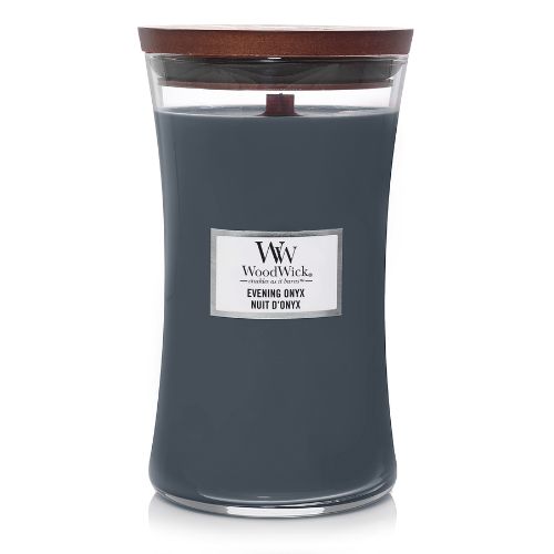 WoodWick Evening Onyx Large Kaars WoodWick Evening Onyx Large Kaars