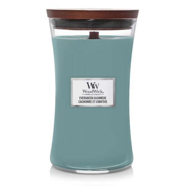 WoodWick Evergreen Cashmere Large Kaars WoodWick Evergreen Cashmere Large Kaars