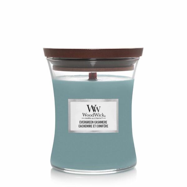WoodWick Evergreen Cashmere Medium Kaars WoodWick Evergreen Cashmere Medium Kaars