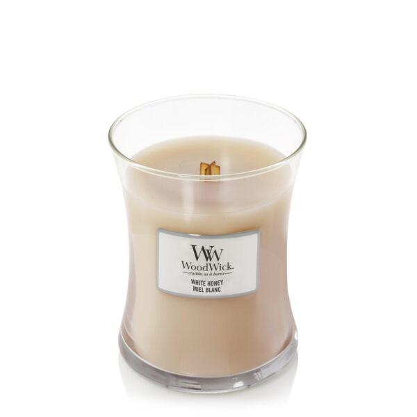 WoodWick White Honey Medium Kaars WoodWick White Honey Medium Kaars