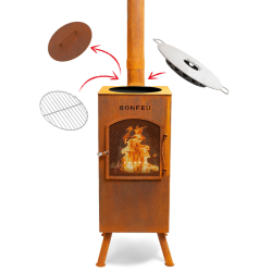 Bonfeu BonCarré Tuinhaard Corten Bonfeu BonCarré Tuinhaard Corten