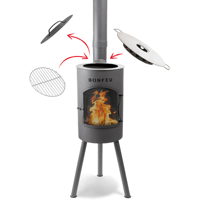 BonFeu Bongiano SP Tuinhaard Zwart BonFeu Bongiano SP Tuinhaard Zwart