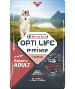 Opti Life Prime Adult Graanvrije Hondenvoeding Zalm 2,5kg
