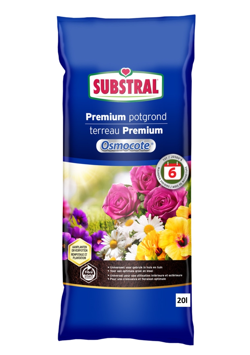 Substral Premium Potgrond Osmocote 20lt Substral Premium Potgrond Osmocote 20lt