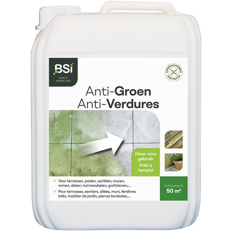 BSI Anti Groen Klaar voor Gebruik 5lt BSI Anti Groen Klaar voor Gebruik 5lt