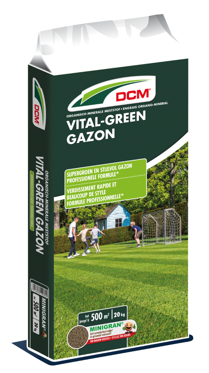 Dcm Gazonmeststof Vitalgreen 10kg Dcm Gazonmeststof Vitalgreen 10kg