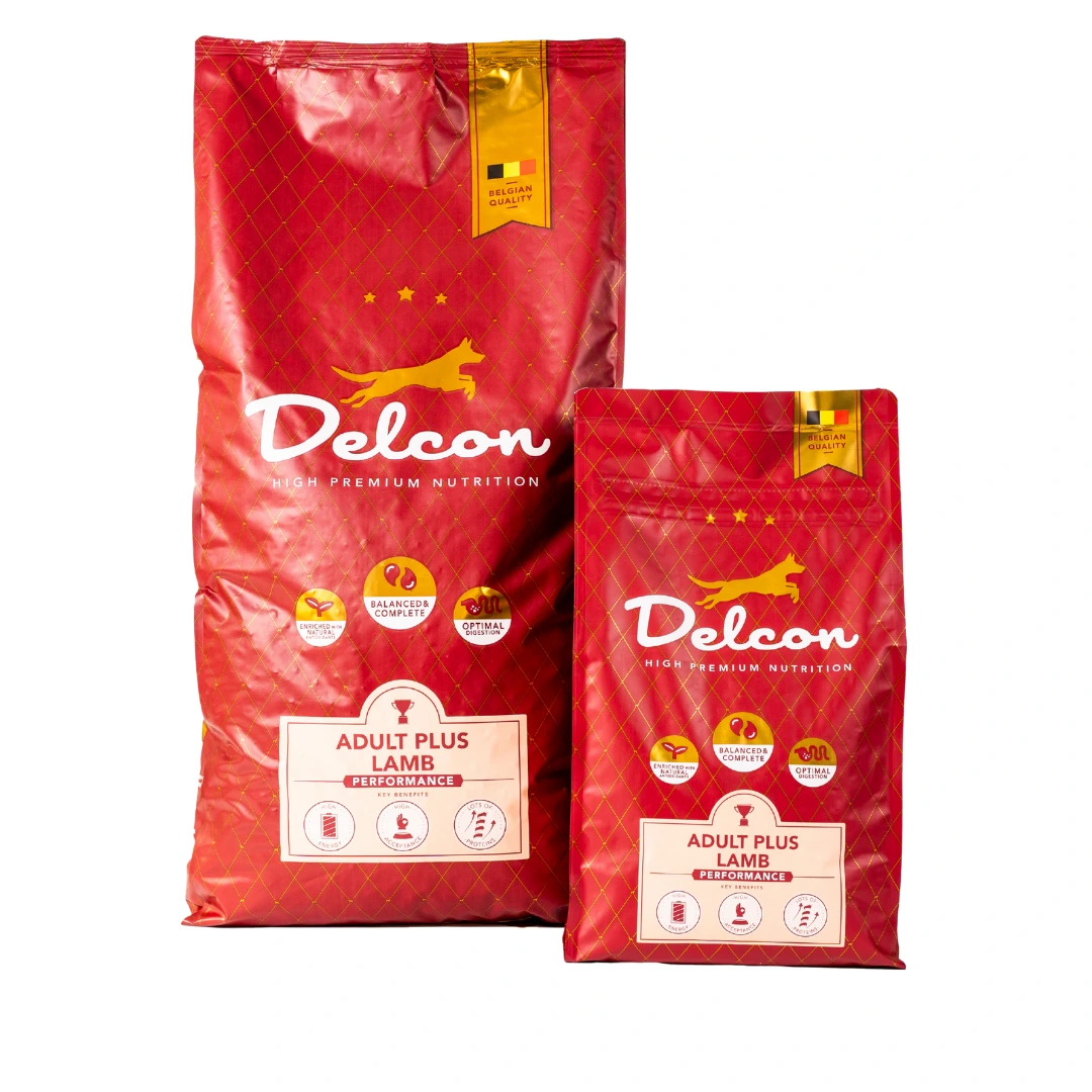 Delcon Adult Plus Lam 12kg Hondenvoer Delcon Adult Plus Lam 12kg Hondenvoer