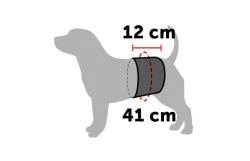 Gentleman Wrap King Zwart 41x12cm Gentleman Wrap King Zwart 41x12cm