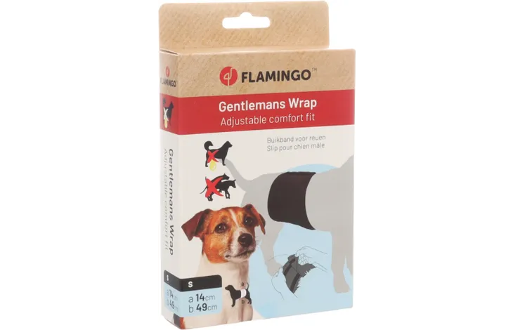 Gentleman Wrap King Zwart 49x14cm Gentleman Wrap King Zwart 49x14cm