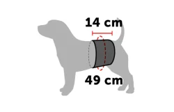 Gentleman Wrap King Zwart 49x14cm