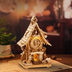 Robotime Cuckoo Clock Wood Colour