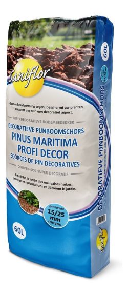 Saniflor Mar. Pijnboomschors 15/25 - 60Lt