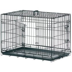 DRAADKOOI KEO ZWART M 2-DEURS 77X47X54CM DRAADKOOI KEO ZWART M 2-DEURS 77X47X54CM