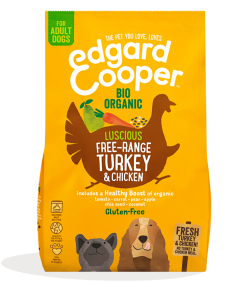 Edgard & Cooper Hond Brok Verse Biokalkoen & Biokip (Vrije Uitloop) 700gr