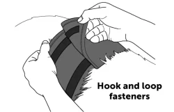 Gentleman Wrap King Zwart 90x30cm