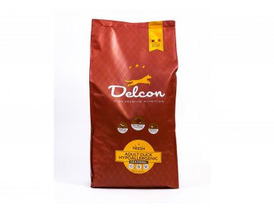 Delcon Adult Eend Hypoallergeen 10kg Hondenvoeding Delcon Adult Eend Hypoallergeen 10kg Hondenvoeding