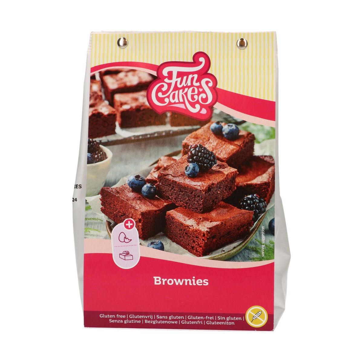 FunCakes Mix voor Brownies, Glutenvrij 500 g FunCakes Mix voor Brownies, Glutenvrij 500 g
