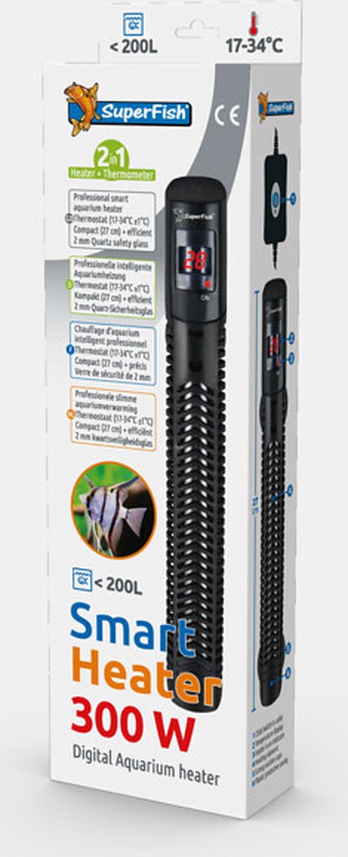 SF Aqua Verwarming Smart Heater 300w <200lt SF Aqua Verwarming Smart Heater 300w <200lt