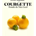 Wim Lybaert Courgette Ronde de Nice Geel