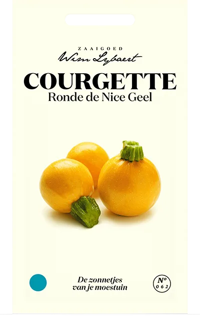 Wim Lybaert Courgette Ronde de Nice Geel Wim Lybaert Courgette Ronde de Nice Geel