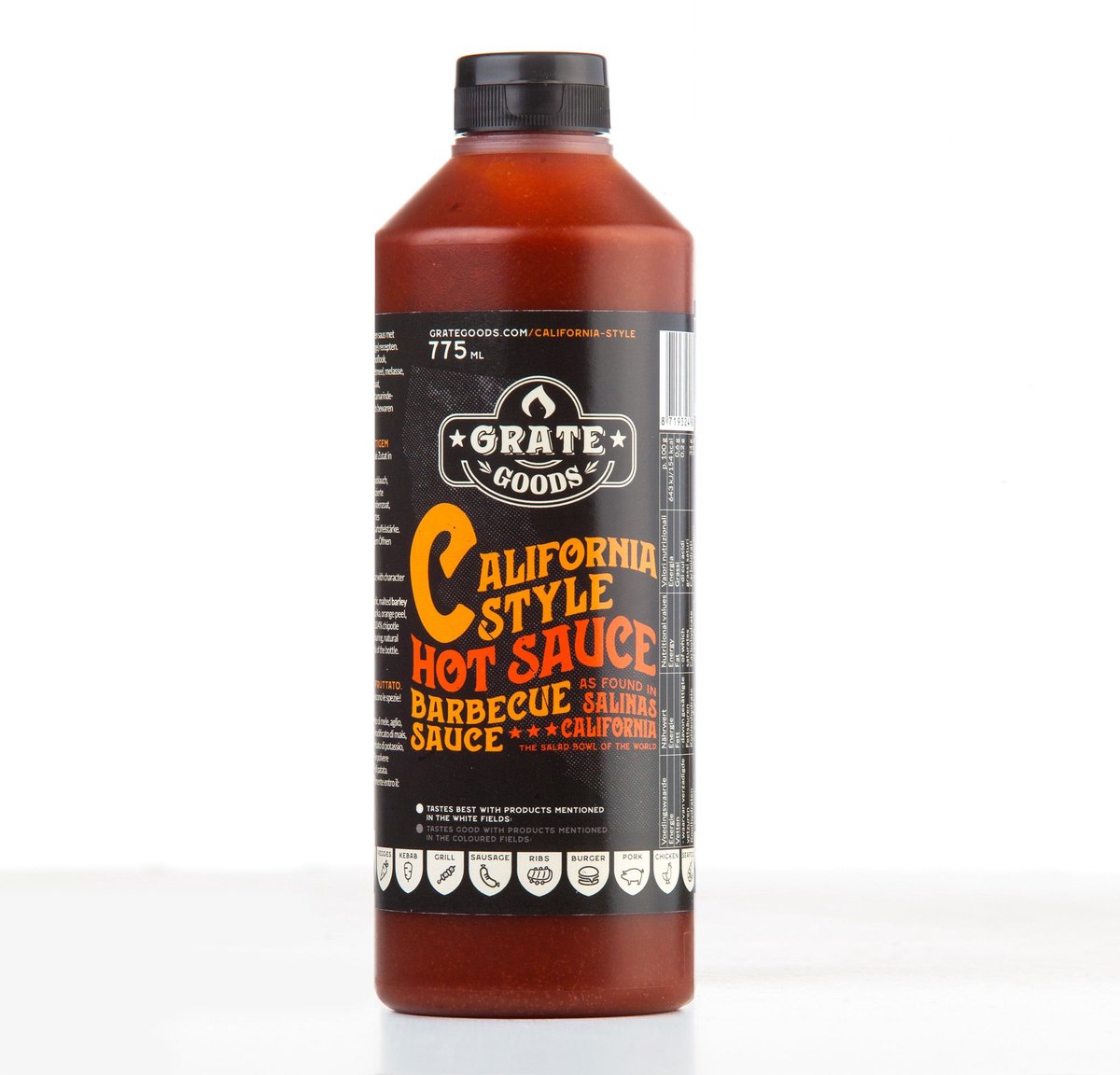 Grate Good California Hot Sauce 775ml Grate Good California Hot Sauce 775ml
