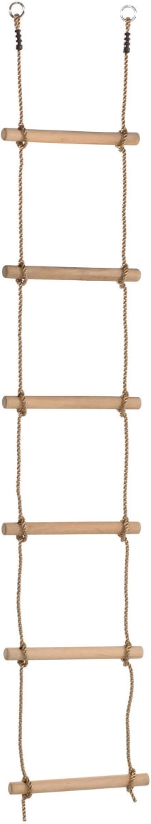 KBT Houten Sporten Touwladder - PH (2.10 m) - 6 Sporten