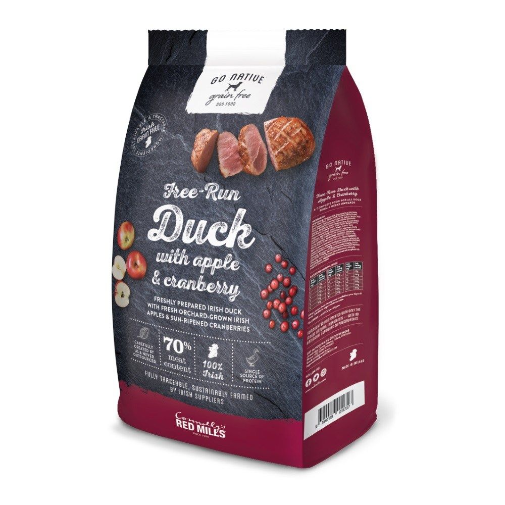 Redmills Go Native Eend met Appel&Cranberry 12kg Redmills Go Native Eend met Appel&Cranberry 12kg