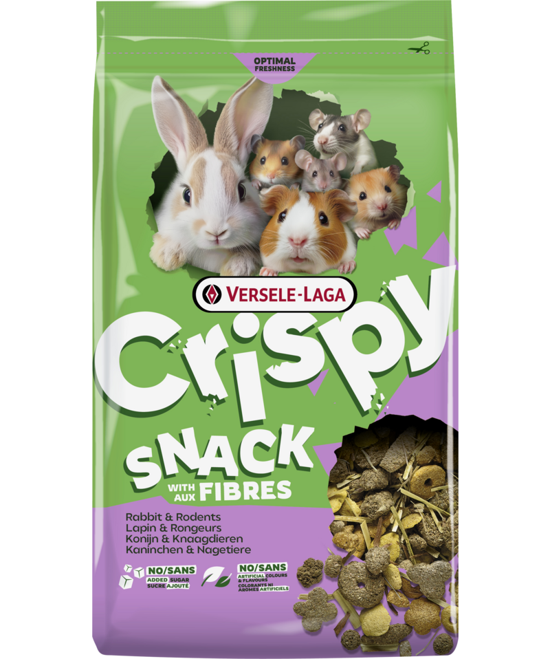 Versele Crispy Snack Fibres Alle Knaagdieren 1,5kg Versele Crispy Snack Fibres Alle Knaagdieren 1,5kg